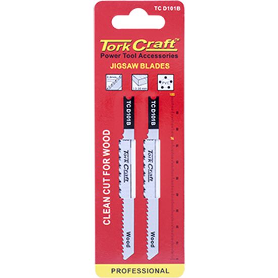U-shank Jigsaw Blade 10tpi For Wood 2.5mm 2pc
